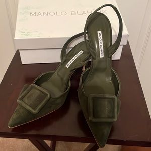 Manolo Blahnik 70mm maysli heels size 42